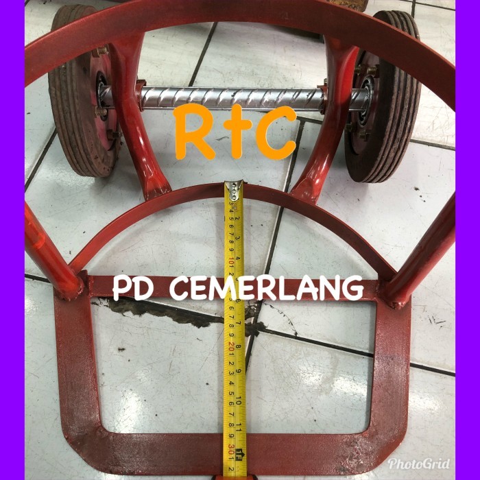 Trolley galon dan gas besar troli serbaguna 2 roda troli barang