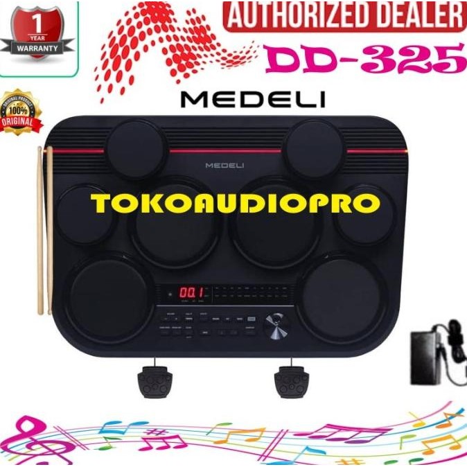 Jual Medeli Dd325 Portable Drum Elektrik Medeli  Drum