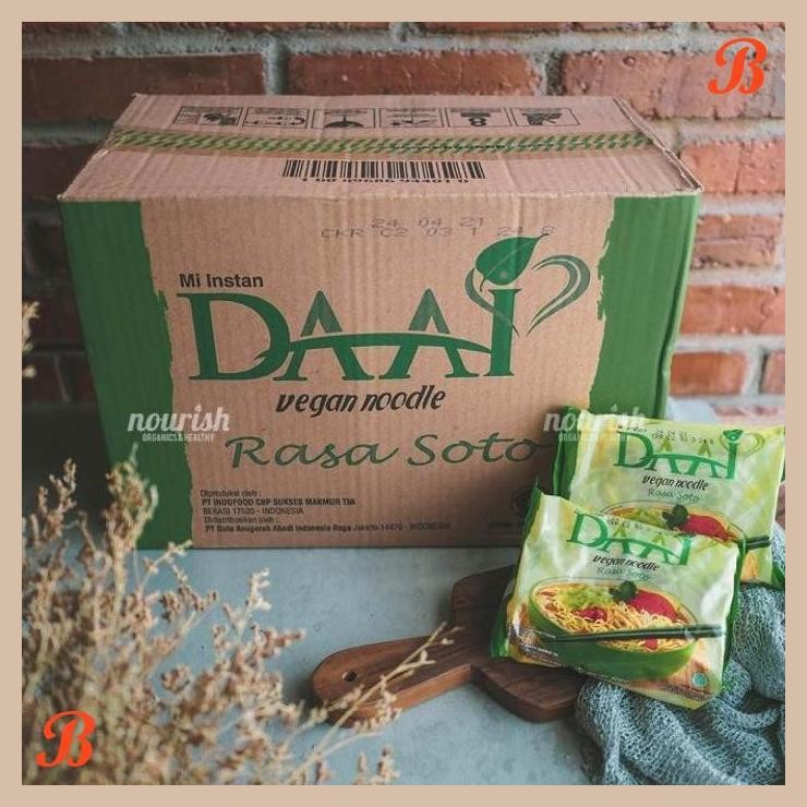 

| NN | DAAI, MIE INSTAN RASA SOTO VEGAN NO MSG - 1 DUS ( 40 PCS )