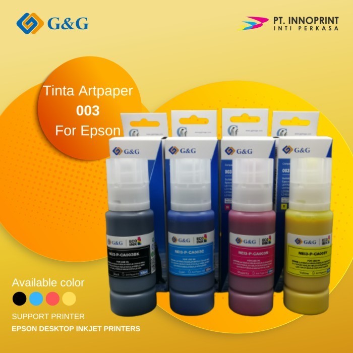 

Tinta Artpaper G&G 003 By INNOPRINT 1 SET CMYK