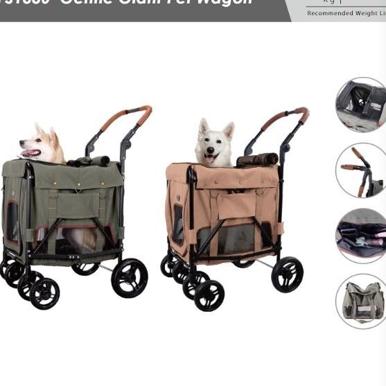 Ibiyaya Stroller Gentle Giant Pet Wagon | Pet Cargo | Stroller Anjing