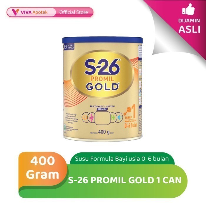 S-26 Promil Gold 1 Can Susu Pertumbuhan Anak (400 Gram)
