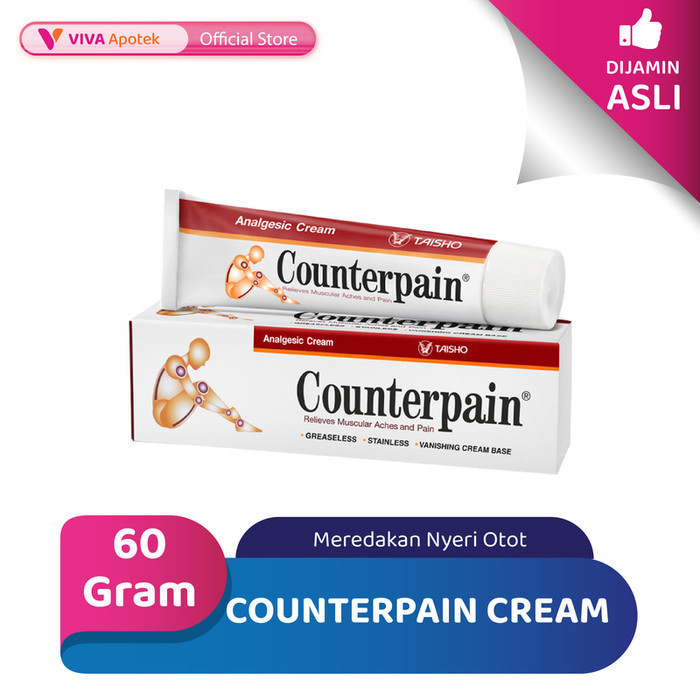 Counterpain Cream untuk Meredakan Nyeri Otot (60 Gram)