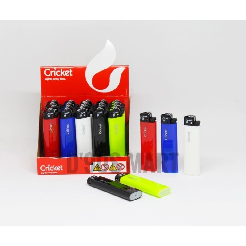 korek Api Gas Cricket roda Original isi 25 pcs