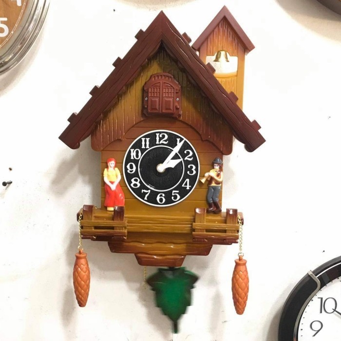 Jual Jam Dinding Burung Kikuk Bandul Bunyi Perjam