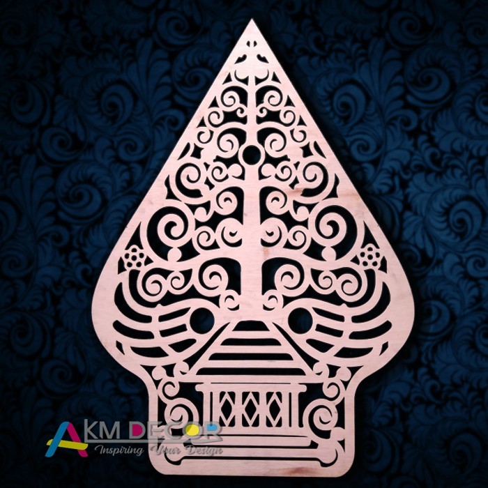 Jual Hiasan Dinding Gunungan Wayang. Dekorasi Hiasan Dinding Dari Kayu