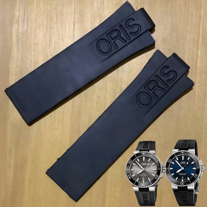 Jual Tali Jam Tangan Rubber Oris Aquis Replacement Strap Oris Aquis 8049.24