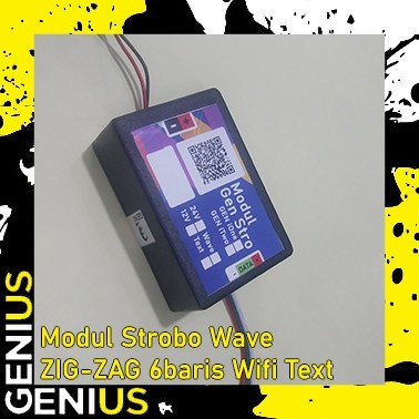 Modul Strobo Wave Text Wifi Gen Jone 6 Baris 12 V Terbaru