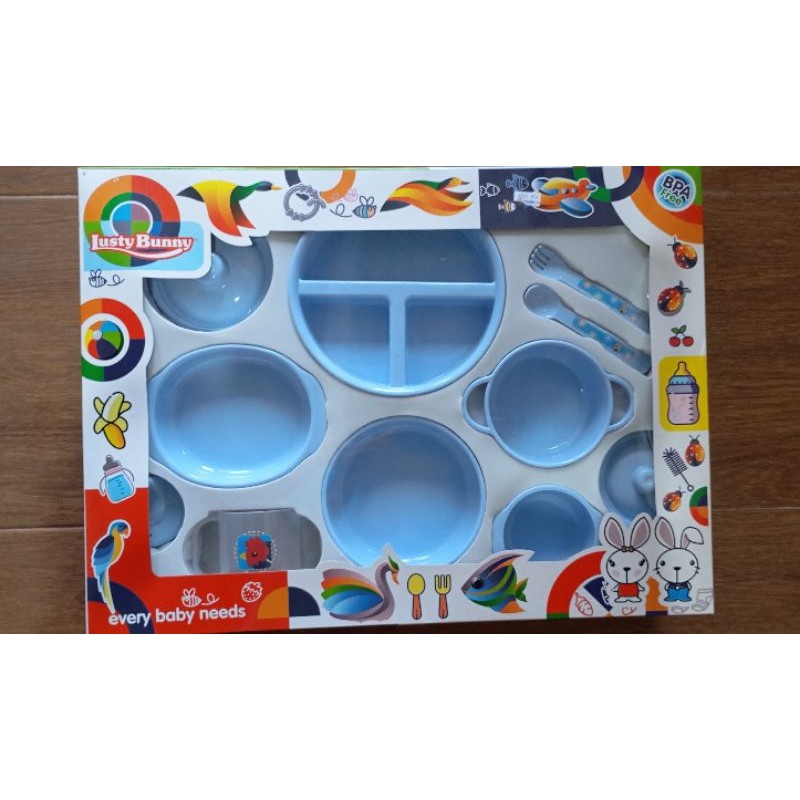Set Tempat Makan Bayi Lusty Bunny Baby Gift Set