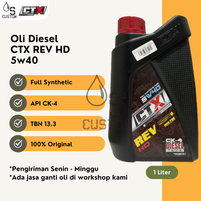 OLI DIESEL CTX REV HD 5W40 1 LITER FULL SYNTHETIC