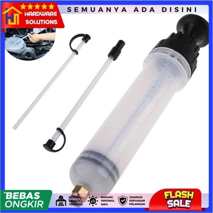 POMPA TANGAN TRANSFER OLI BENSIN MOBIL EXTRACTOR 200ML - NC25