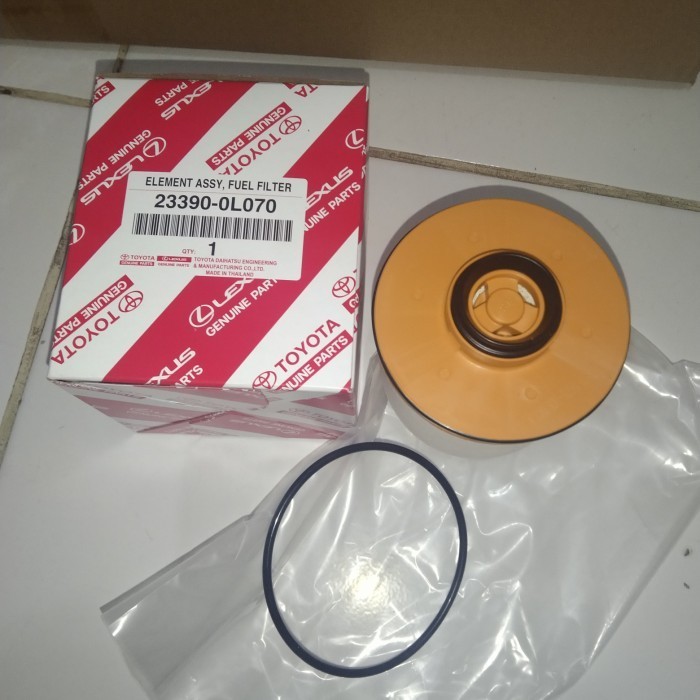 Saringan filter solar Toyota Innova Fortuner Hilux ORI 23390-0L070-82
