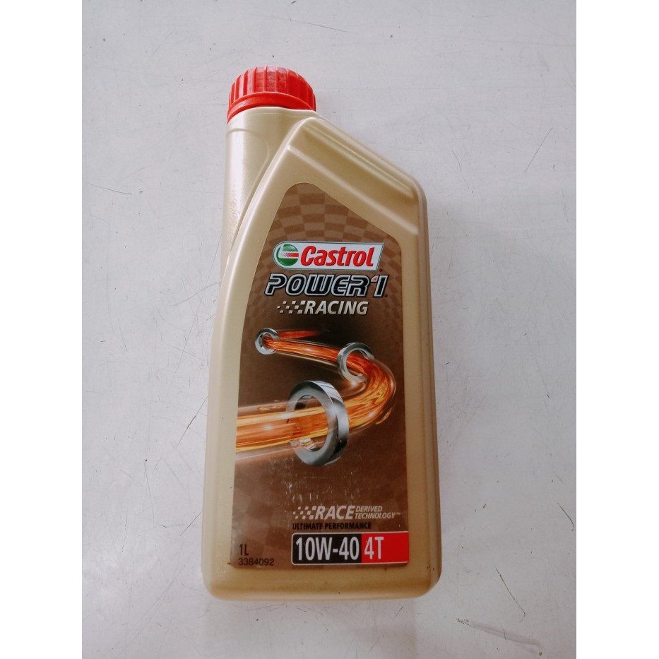OLI CASTROL POWER1 RACING 4T 10/40 1 LITER