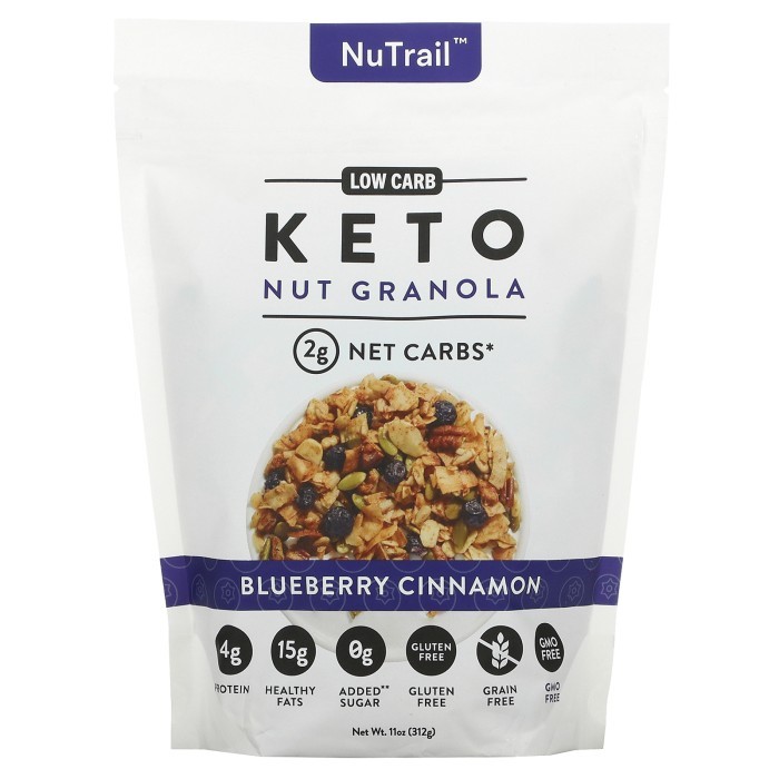 

Nutrail Keto Nut Granola Blueberry Cinnamon 312G