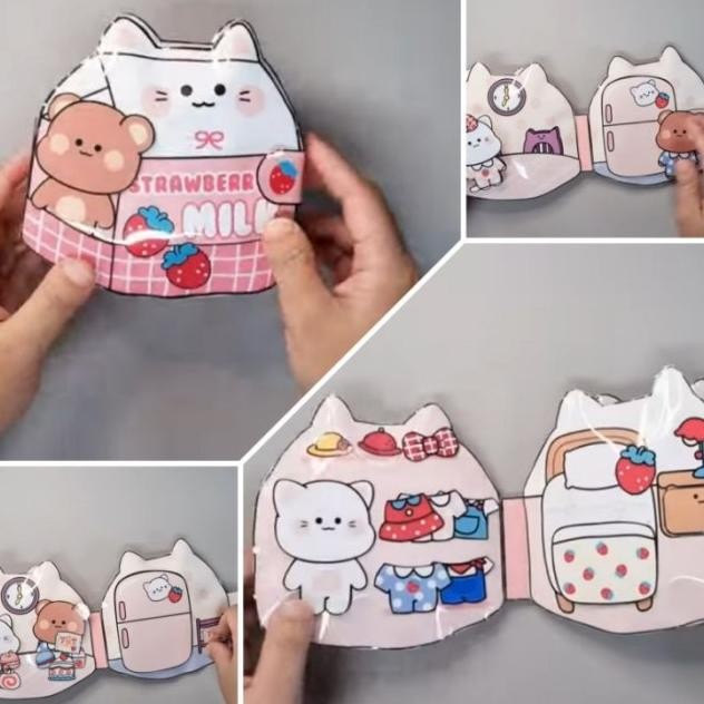 Toca Boca Squishy Book - Strawberry Lk R Doll Mainan Edukatif An