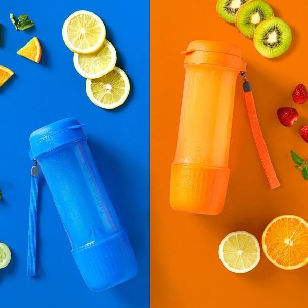 Infused Water Bottle Tupperware - Botol Num Infus Water Tupperware