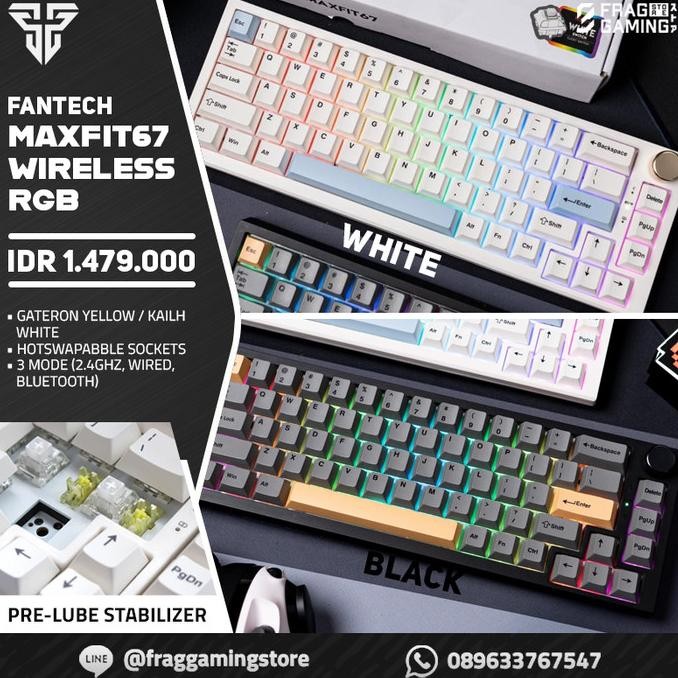 Fantech Maxfit67 / Maxfit 67 Wireless Mechanical Keyboard RGB