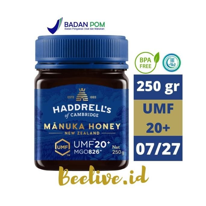 

Madu Haddrells Manuka Honey UMF 20+ MGO 850+ 250gr
