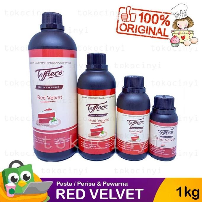 

Toffieco Pasta Perisa & Pewarna - Red Velvet 1kg