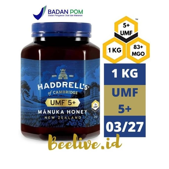 

Madu Haddrells Manuka Honey UMF 5+ MGO 83+ 1 KG