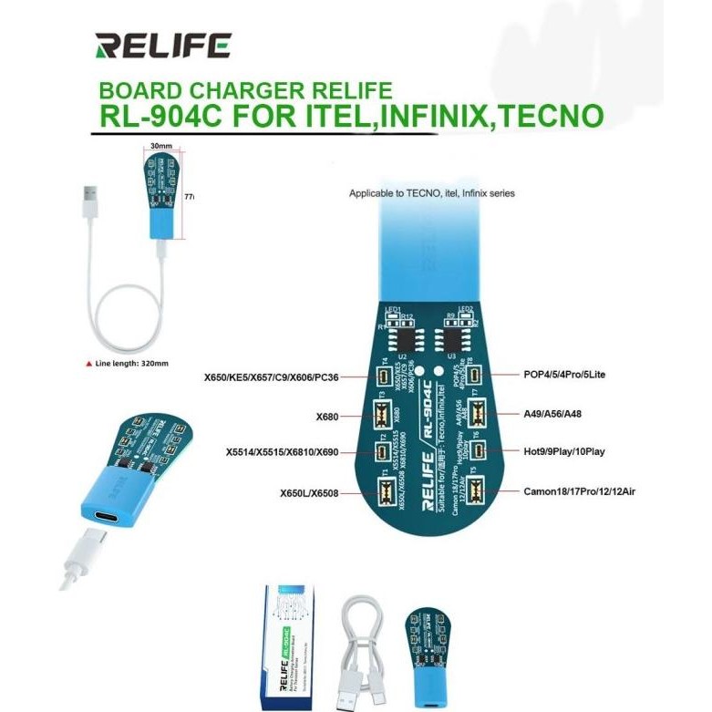 Alat Cas / Alat Tembak Baterai Tanam HP INTEL - INFINIX - TECNO TKY