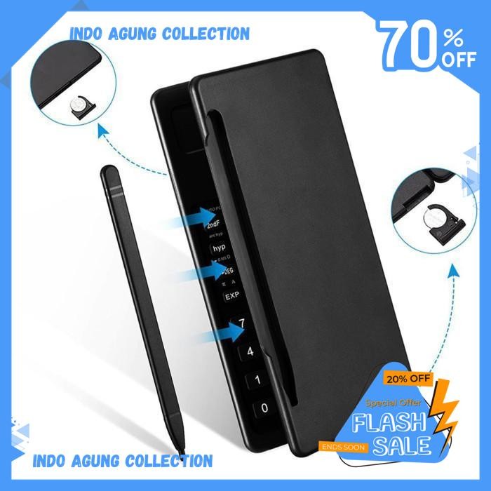 

KALKULATOR LIPAT CALCULATOR ILMIAH SCIENTIFIC E-WRITER LCD NOTE PEN S9 EKSKLUSIF !!!