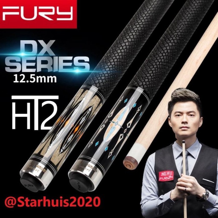 FURY BILLIARD STICK STIK BILLIARD 13MM PREMIUM MAPLE DX SERIES