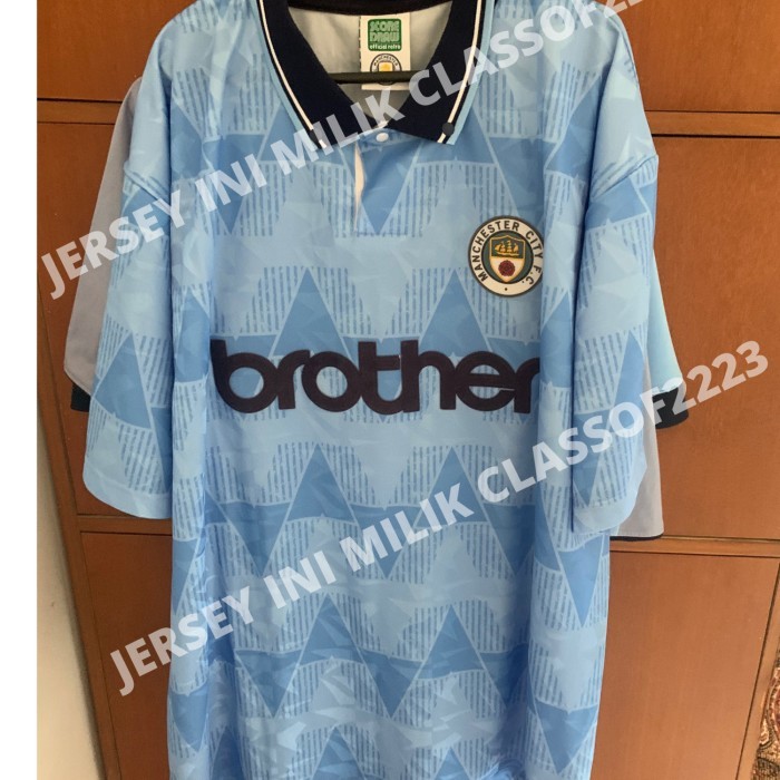 JERSEY MANCHESTER CITY HOME 1989 SCORE DRAW