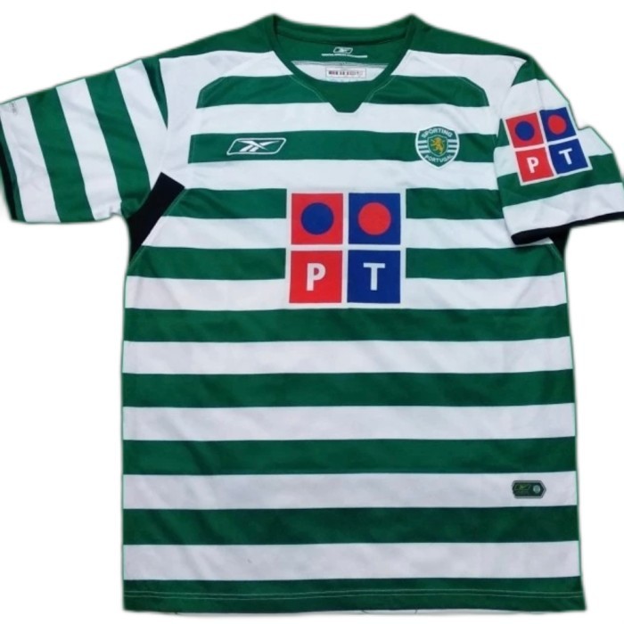 SPORTING LISBON CP PORTUGAL HOME JERSEY 2004/2005 ORIGINAL FOOTBALL SHIRT KIT BAJU BOLA ASLI SOCCER