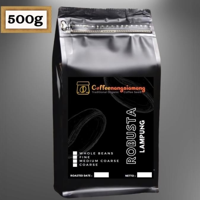 

KOPI ROBUSTA LAMPUNG 500g PREMIUM - (Biji/Giling)