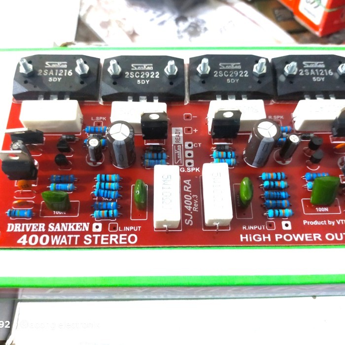 kit drever power 400watt stereo plus sanken
