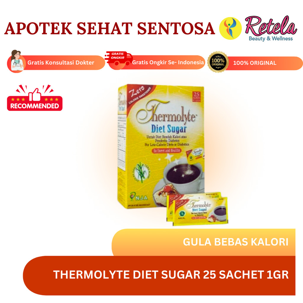 

THERMOLYTE DIET SUGAR 25`S@1GR