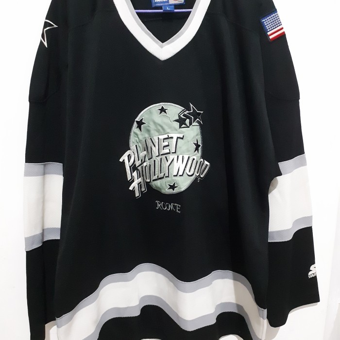 BAJU HOKI JERSEY HOCKEY PLANET HOLLYWOOD JERSEY STARTER JERSEY NHL NFL