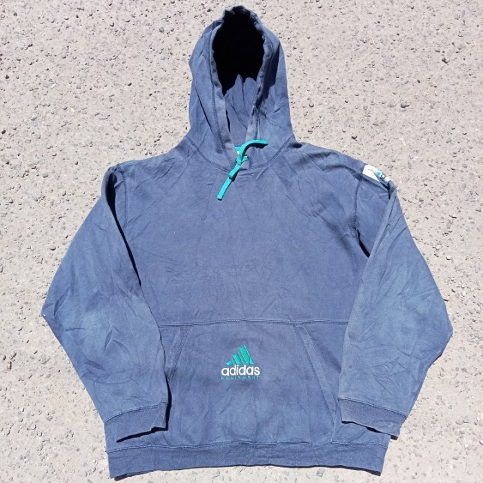 VINTAGE FADED ADIDAS EQUIPMENT HOODIE