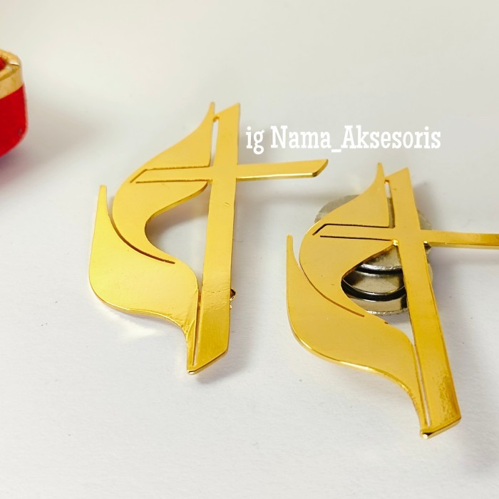 Pin - Pin Bros Salib Lapis Emas