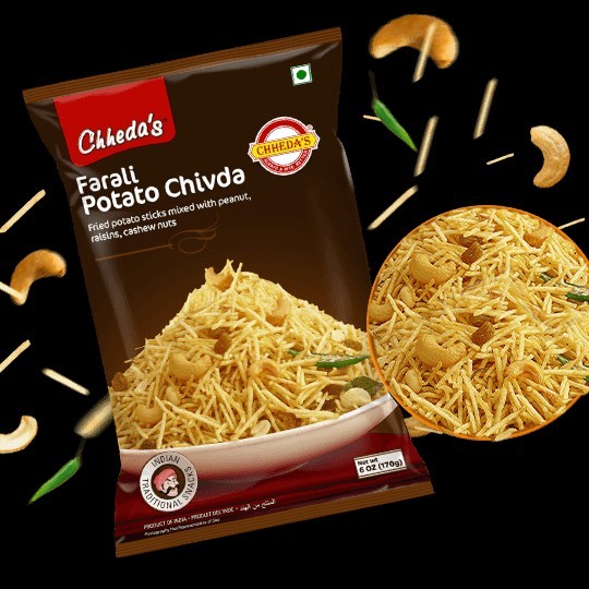 

,,,,,,,] CHHEDA'S FARALI POTATO CHIVDA 170GM