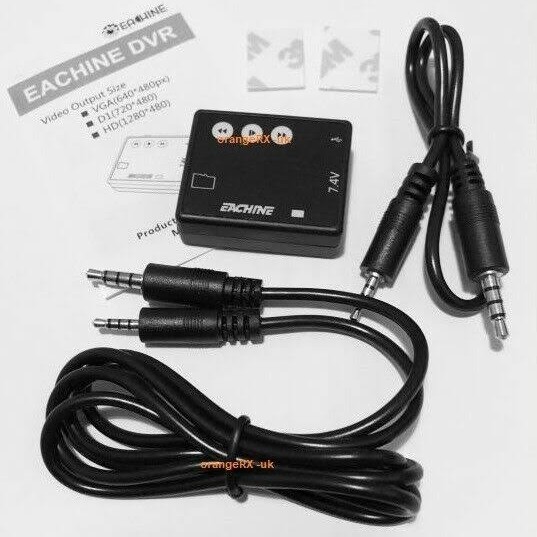 Eachine Ev100 Micro Av Recorder 1280*480 Mini Dvr 32Gb Fpv Goggles