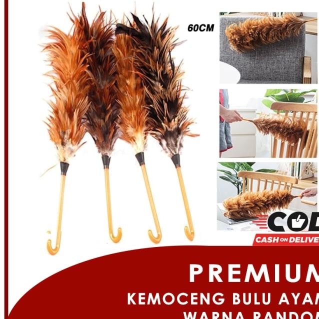 Kemoceng Bulu Ayam Pembersih Debu Mobil, Jendela Duster Taiwan