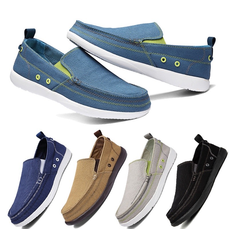 sepatu loafer model sama crocs untuk pria sepatu mengemudi untuk pria sepatu pria Wally multiwarna s