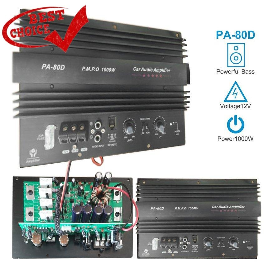 Papan Penguat Daya Audio 12V 1000W Subwoofer Bass Kuat PA-80D |23yi8gGd|