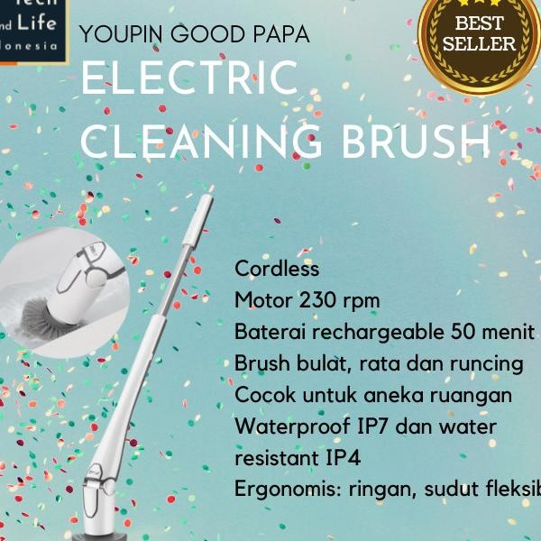 Youpin Good Papa Cordless Electric Cleaning Brush Sikat Pembersih