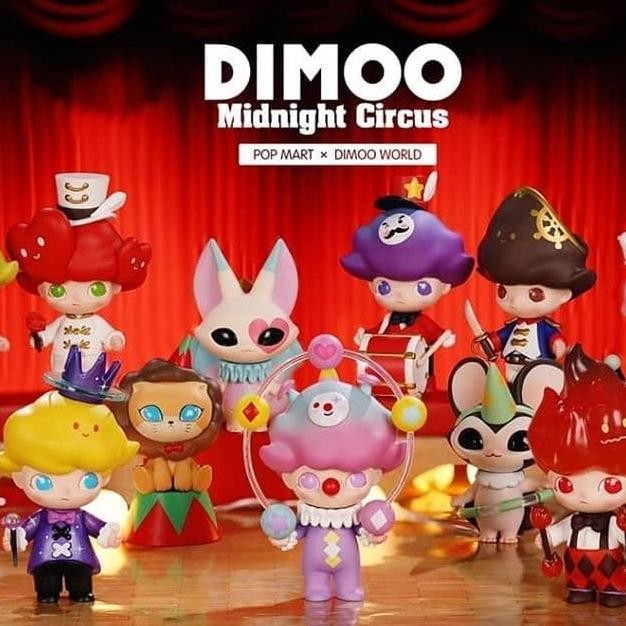 READY STOCK POPMART DIMOO MIDNIGHT CIRCUS 1 PCS 