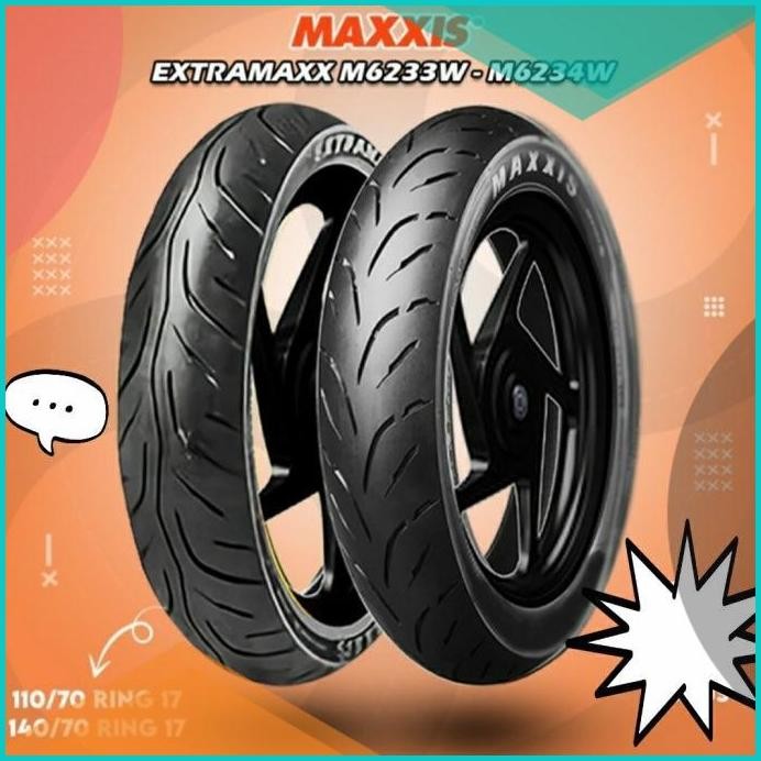 BAN MOTOR NINJA 250 CC FI - KARBU - MONO 110/70-17F & 140/70-17R 140B