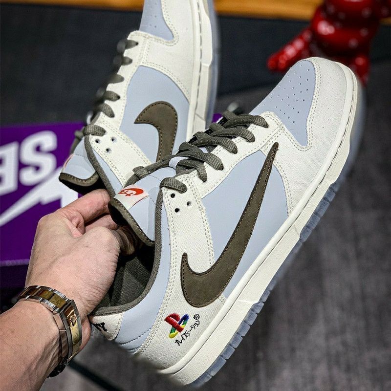 (Stok siap pakai Malaysia) SB Dunk Low Travis Scott X Sony PlayStation-Grade 5A premium️ I8HW |7iYtL