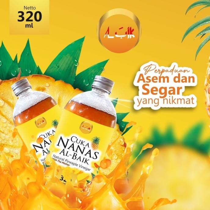 

`````````] Cuka Nanas with my mother 320ml Albaik