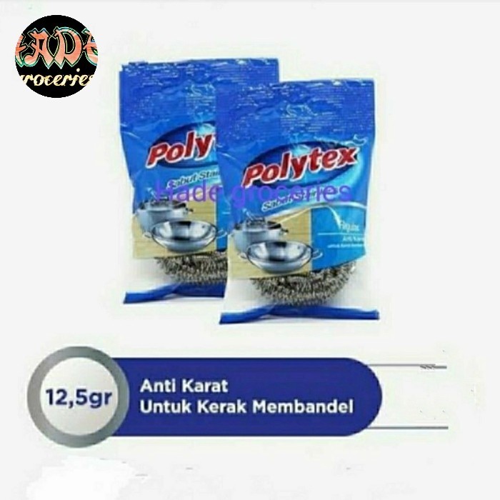 

Bya - Spons Cuci Piring Stainless Steel Politex Anti Karat