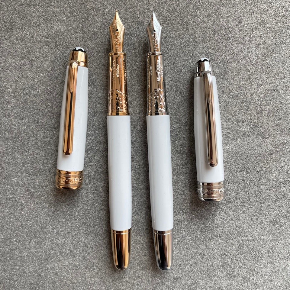 

mont Montblanc * Pulpen 163 Pulpen Tanda Tangan Porselen Putih |8B9AA888|