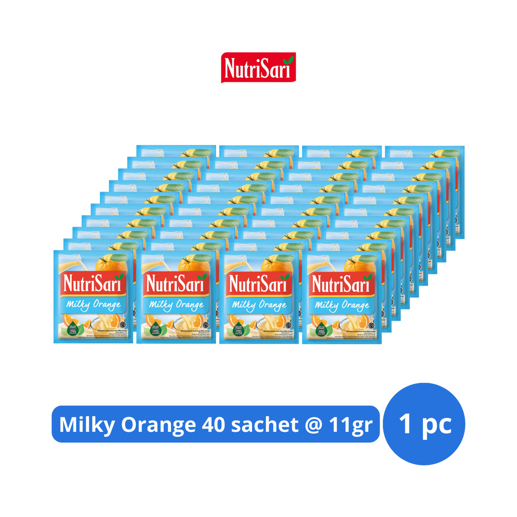 

NutriSari Milky Orange 40s @ 11gr