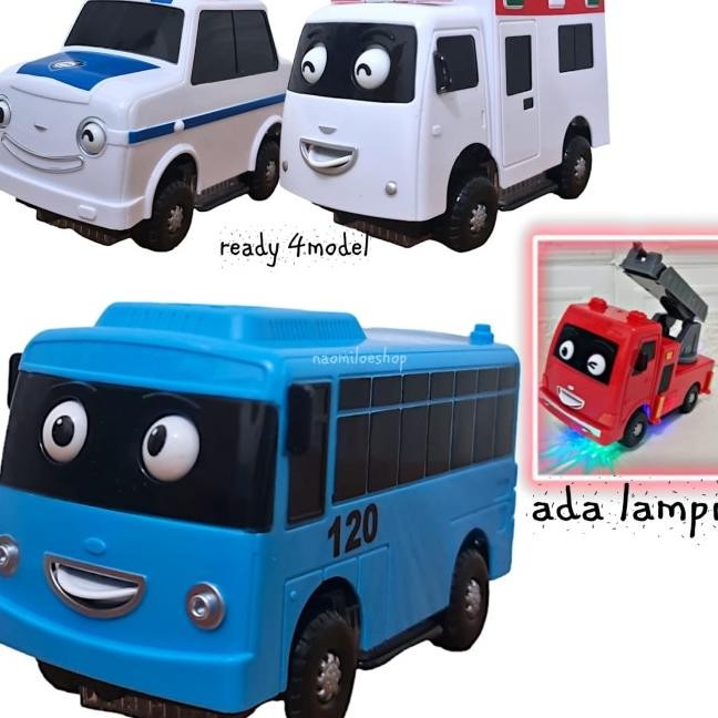Dancing Bus Toyo Tayo Mainan Mobil Oleng Tayo Musik Pemadam Ambulance