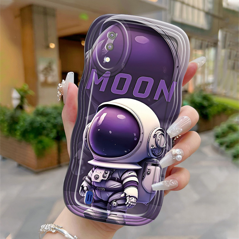 Casing Hp Untuk Samsung Galaxy M10 Case Casing pola astronot Softcase Silikon Kesing HP Anti Drop Ce